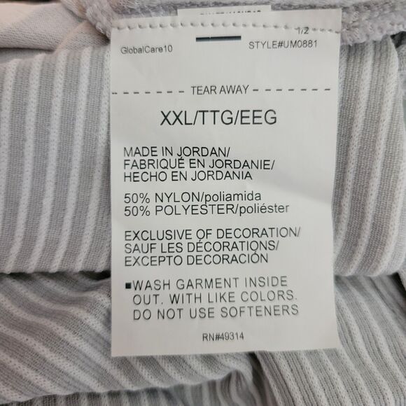 Under Armour Golf Polo Men 2XL Loose Fit Gray Textured Heat Gear Performance NWT - Picture 13 of 14